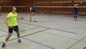 Marco Fuhrmann im Herreneinzel Foto: TV Homburg-Badminton