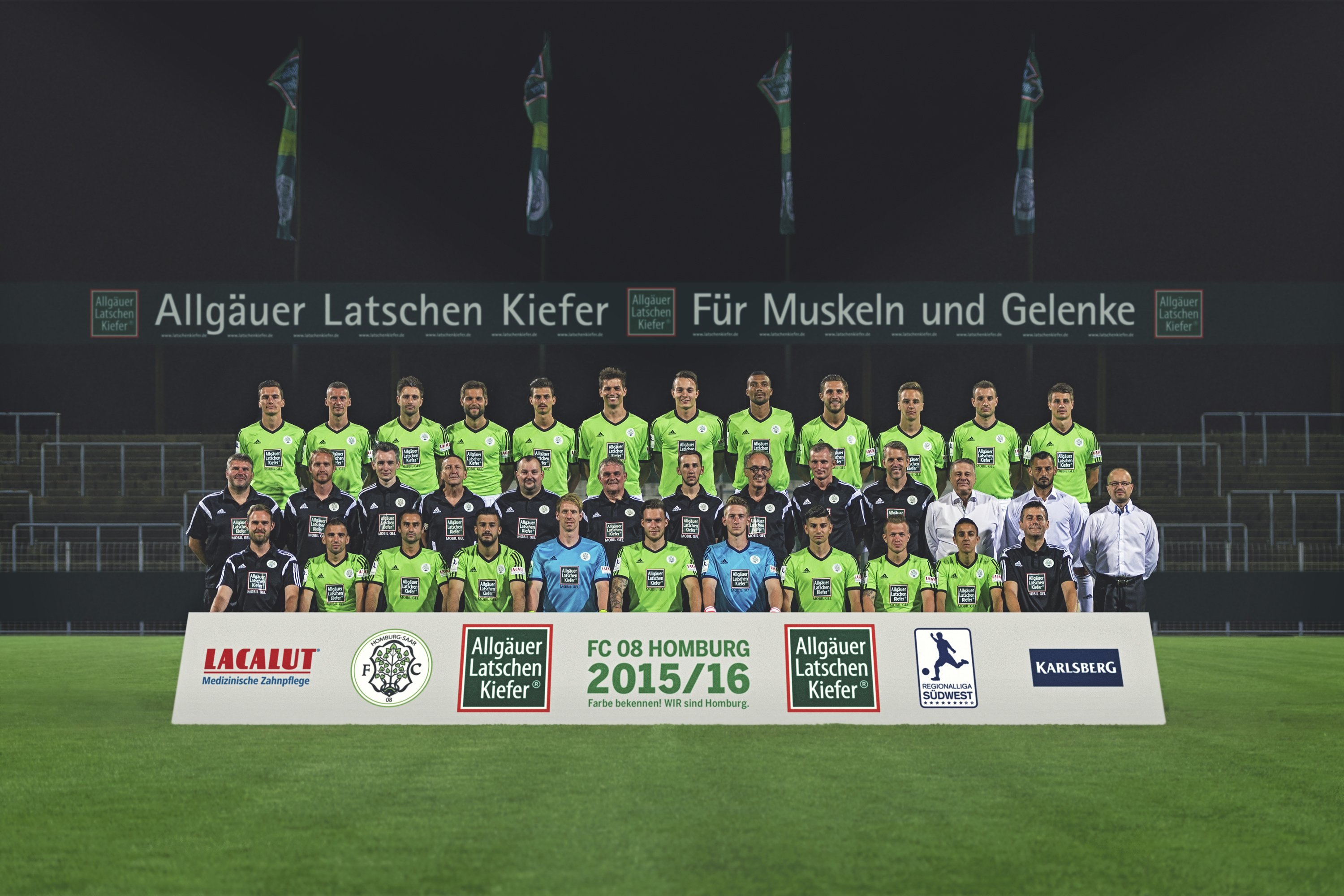 FC 08 Homburg Saison 2015/2016 (Quelle: FC 08 Homburg)