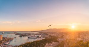 top view photography of city during daytime spanien