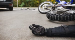 Polizei Motorrad Unfall