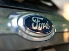 gray and black ford emblem