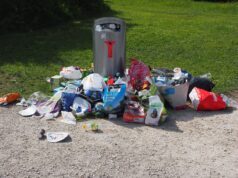 garbage can, garbage, environmental pollution