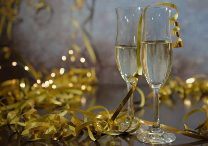 sylvester, happy new year, sparkling wine