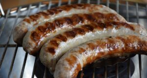 bratwurst, grilling, flesh