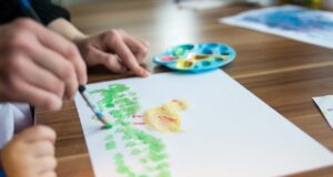 table, paper, creativity