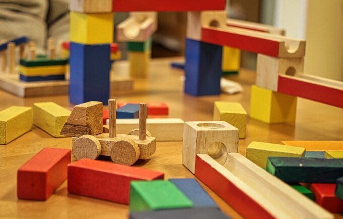 building blocks, module, children's room