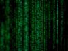 green and black stripe textile