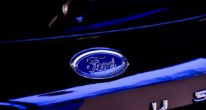 blue and silver ford logo