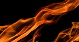 hd wallpaper, flames, black