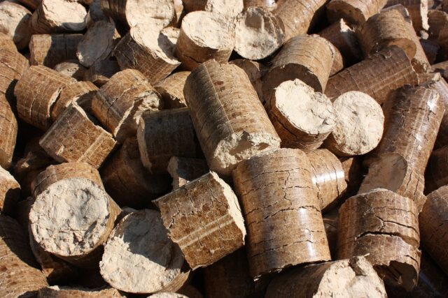 wood texture, pellets, briquettes