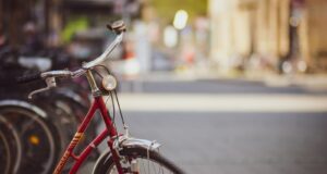 bike parked during day