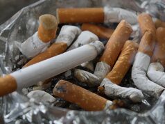 cigarettes, ashtray, ash