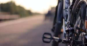 selective focus photograph of bicycle