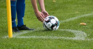 corner ball, corner point, football