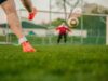 Heimspiel Zukunft: Saarland diskutiert Nachhaltigkeit im Sportverein football, shot on goal, door husband