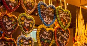 gingerbread, gingerbread heart, love