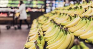 bananas, fruits, food