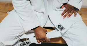 man in white button up long sleeve shirt
