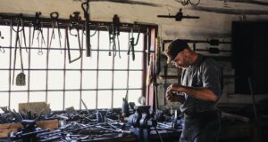 adult, artisan, tools