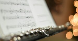music sheet on stand