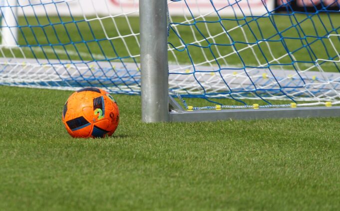 soccer, ball, gate