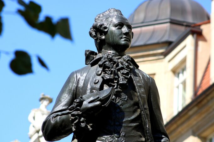 goethe, leipzig, monument