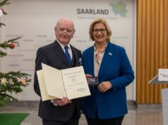 Armin Gehl mit dem Saarländischen Verdienstorden ausgezeichnet
