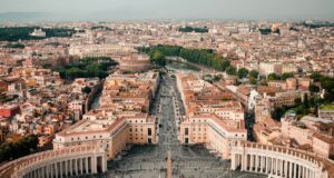 aerial photography of city