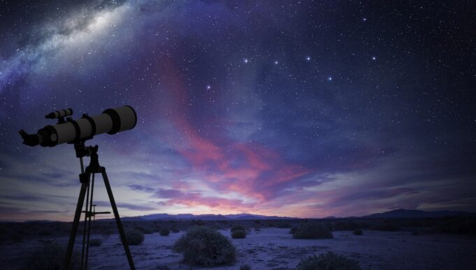 telescope looking at the Great Bear constellation