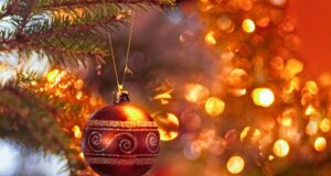 red Christmas bauble