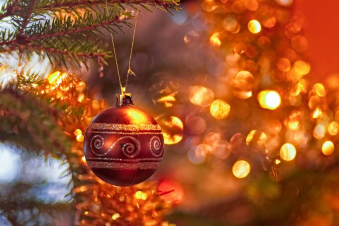 Photo by Jukka Heinovirta red Christmas bauble