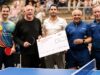 Becker, Magath, Boll und Waldner erspielen 5.000 Euro für Globus-Stiftung