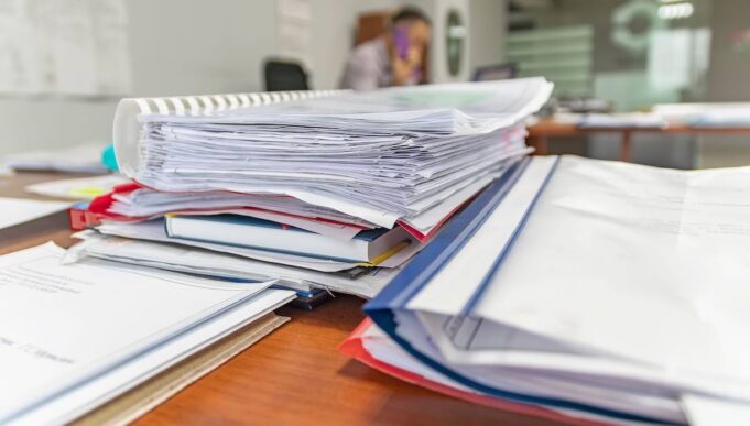 Bürokratie Regel Gesetze Akten Schriftverkehr