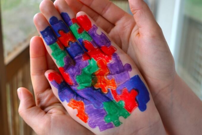 Autismus Puzzle Kreativ