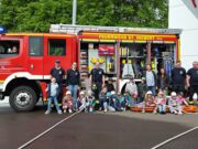 Rohrbacher Vorschulkinder erleben Feuerwehr hautnah