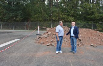 Neue Zwischenlagerfläche am Zunderbaum entlastet Homburgs Kanalbaustellen
