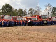 Jugendfeuerwehren aus Blieskastel üben Großbrand an der Bliesmühle