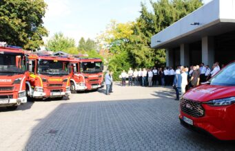 Homburg übergibt drei neue HLF 20 für Kirrberg, Jägersburg und Wörschweiler