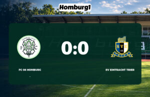 Spielbericht: FC 08 Homburg – SV Eintracht Trier, Endstand 0:0