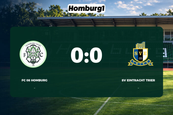Spielbericht: FC 08 Homburg – SV Eintracht Trier, Endstand 0:0